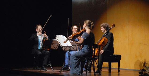Das Amaryllis Quartett musizierte Beethoven und Berg in der Alten Mälzerei