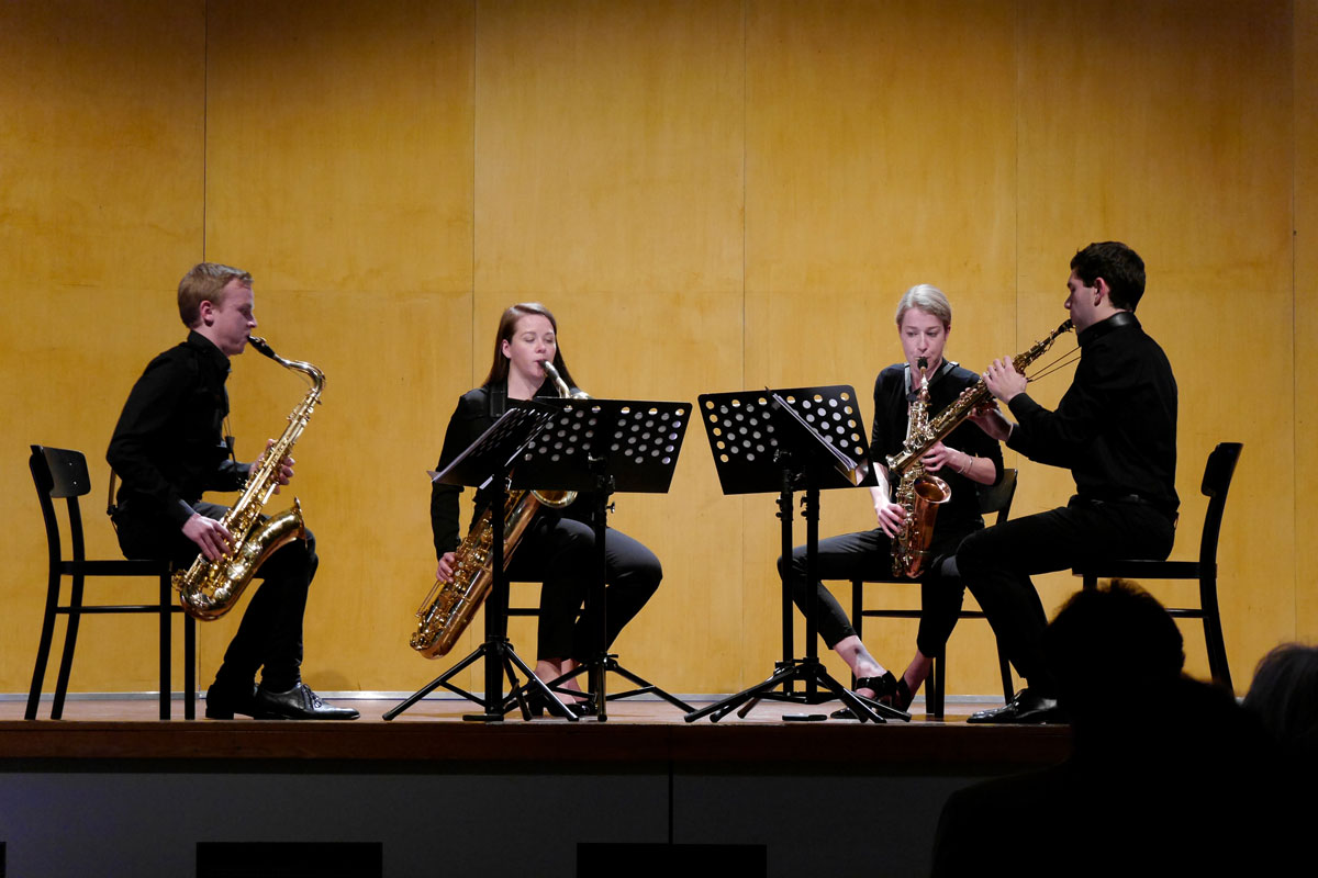 Das Ebonit Saxophon Quartett 
