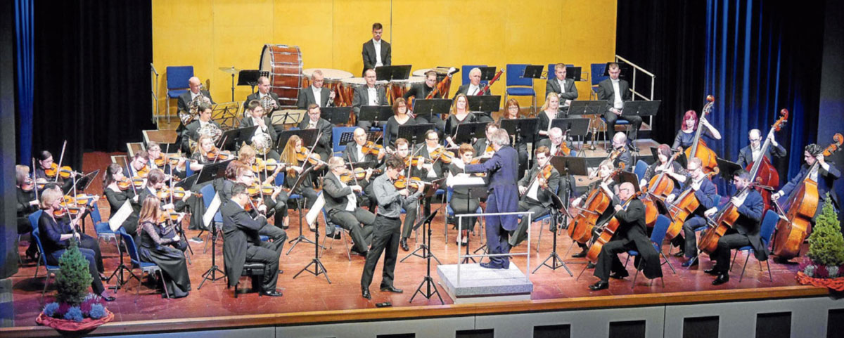 Slawische und russische Musik von Dvorak und Tschaikowsky stand auf dem Programm des Radiosinfonieorchesters Bratislava zur Eröffnung der Klassischen Konzerte. Foto: Pia Geimer