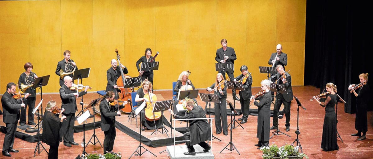 Voller Elan und echter Spielfreude musizierten die Heidelberger Sinfoniker im Rahmen der Reihe „Mosbacher Klassische Konzerte“ in der Alten Mälzerei. Foto: Pia Geimer