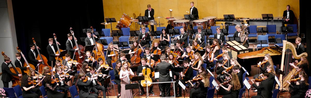 Das Landesjugendorchester wurde bei den Klassischen Konzerten begeistert gefeiert